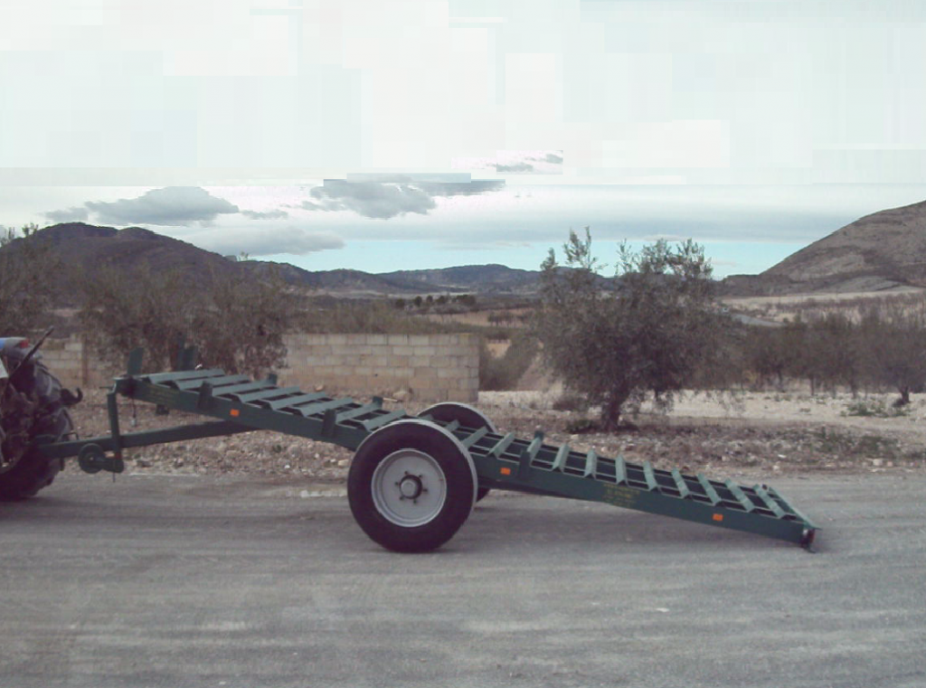   Plataforma porta orugas de cadenas